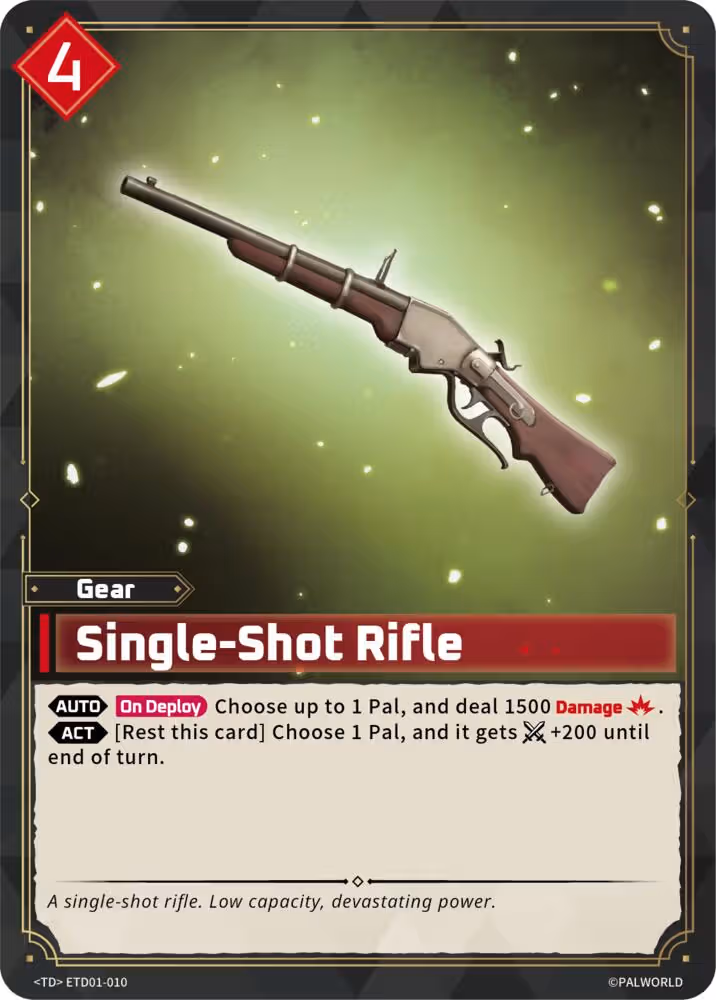 Single-Shot Rifle ETD01-010 Palworld card