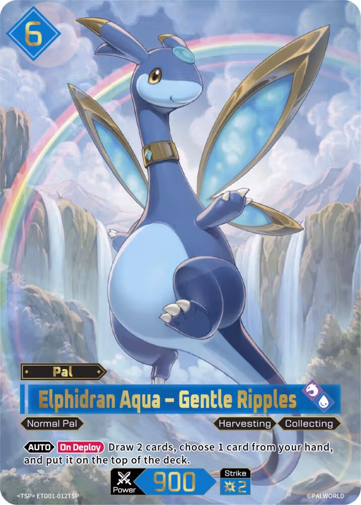 Elphidran Aqua - Gentle Ripples TSP ETD01-012TSP Palworld card