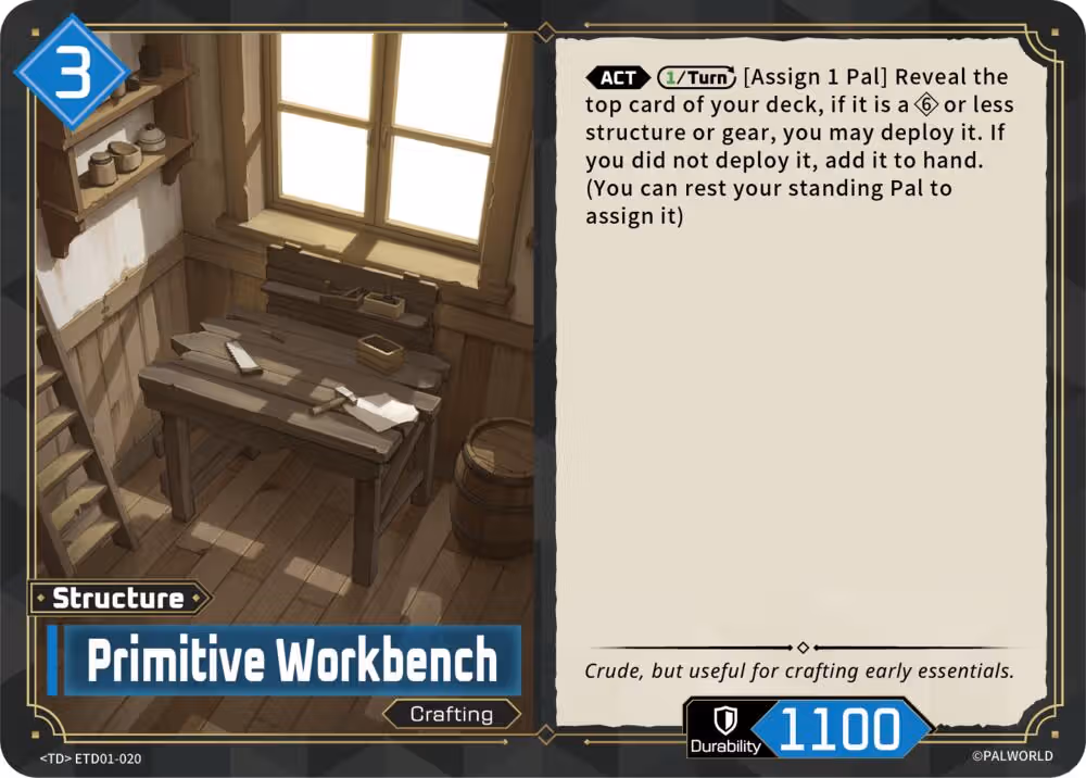 Primitive Workbench ETD01-020 Palworld card