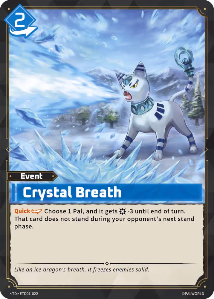 Crystal Breath ETD01-022 Palworld card