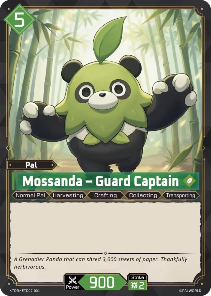 Mossanda - Guard Captain Palworld card