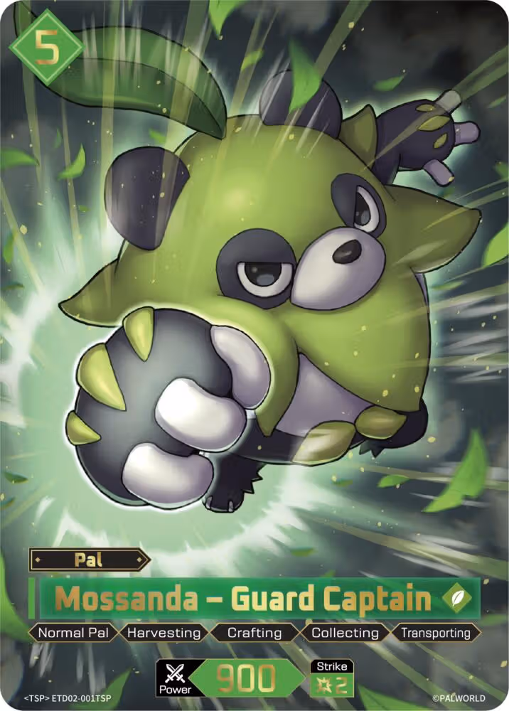 Mossanda - Guard Captain TSP ETD02-001TSP Palworld card