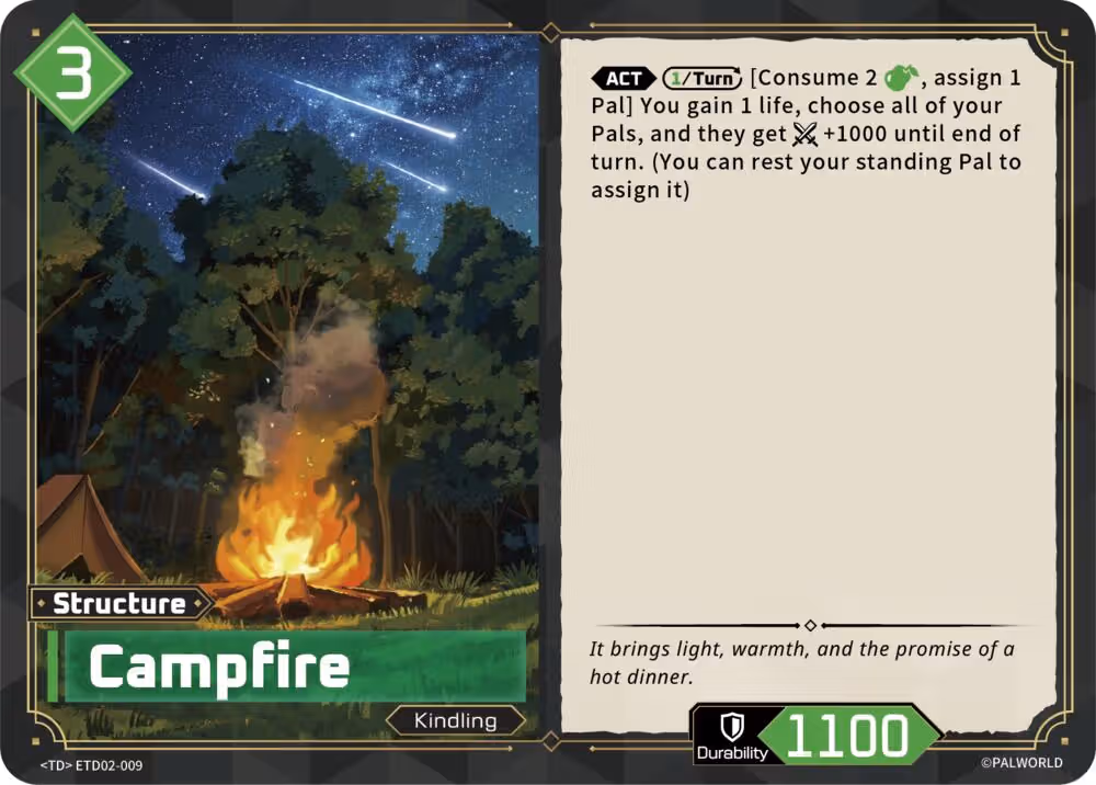 Campfire ETD02-009 Palworld card