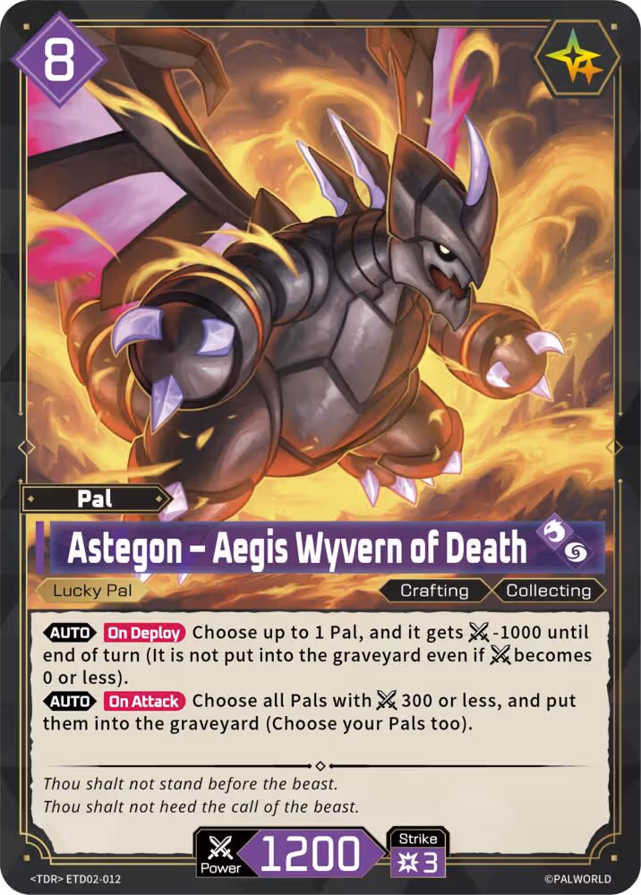Dawn of Palpagos Green•Purple Palworld set cover card