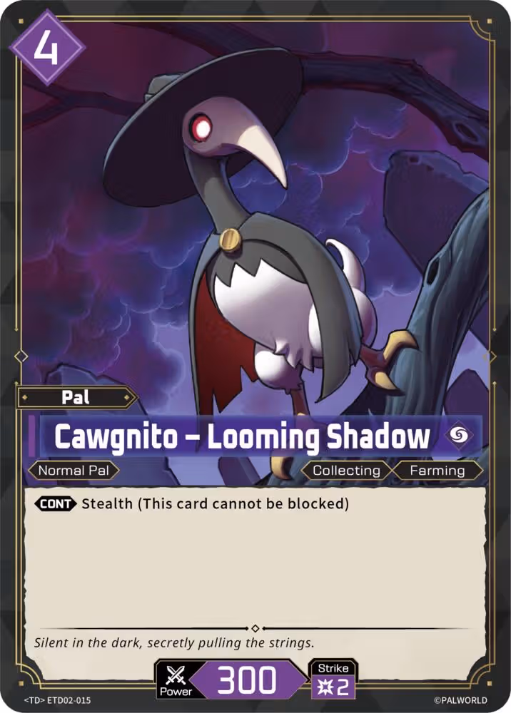 Cawgnito - Looming Shadow ETD02-015 Palworld card