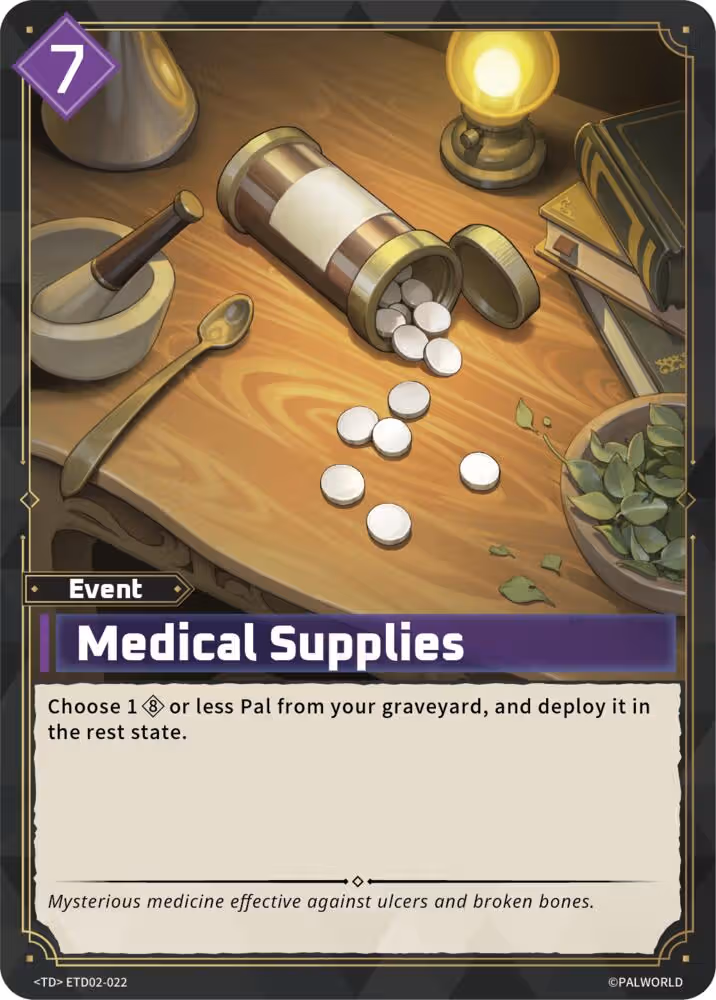 Medical Supplies ETD02-022 Palworld card