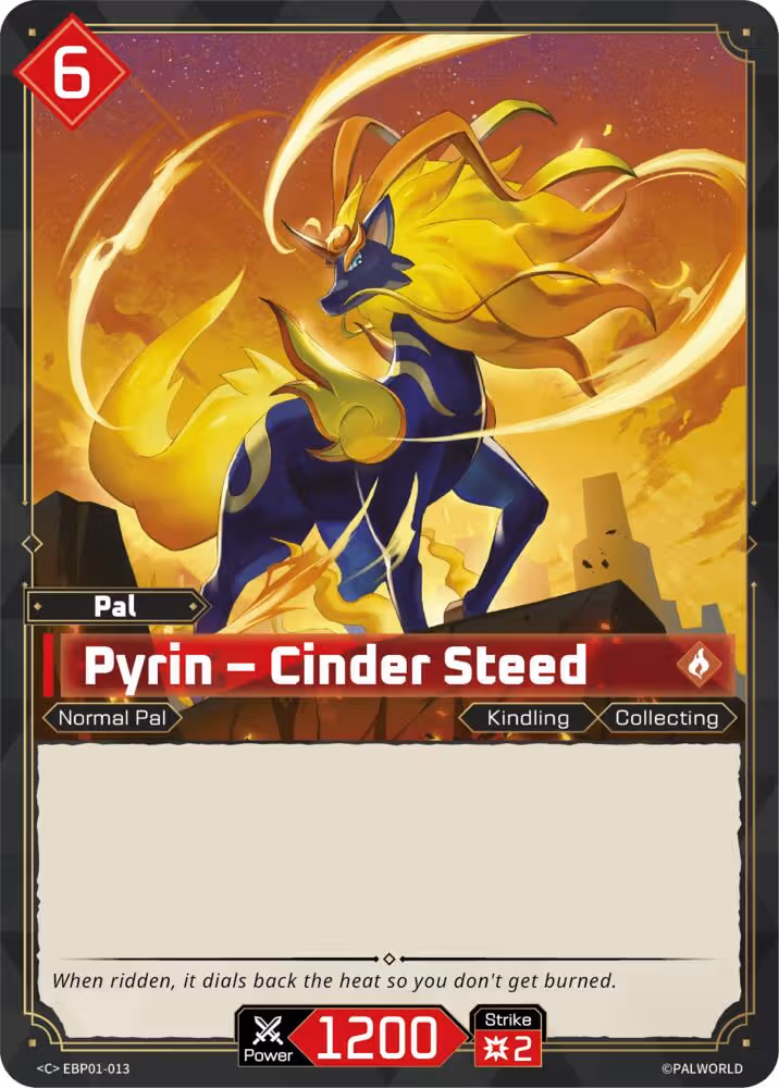 Pyrin - Cinder Steed EBP01-013 Palworld card