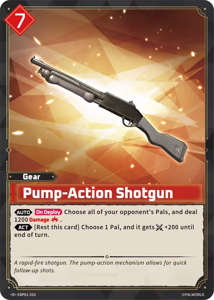 Pump-Action Shotgun EBP01-020 Palworld card