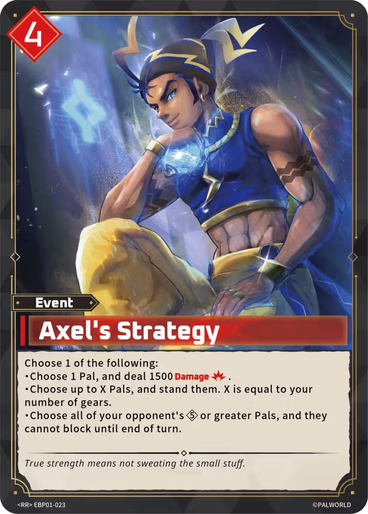 Axel's Strategy EBP01-023 Palworld card