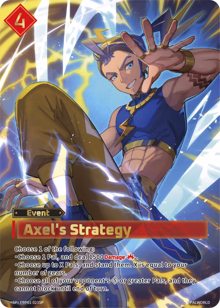 Axel's Strategy SP EBP01-023SP Palworld card