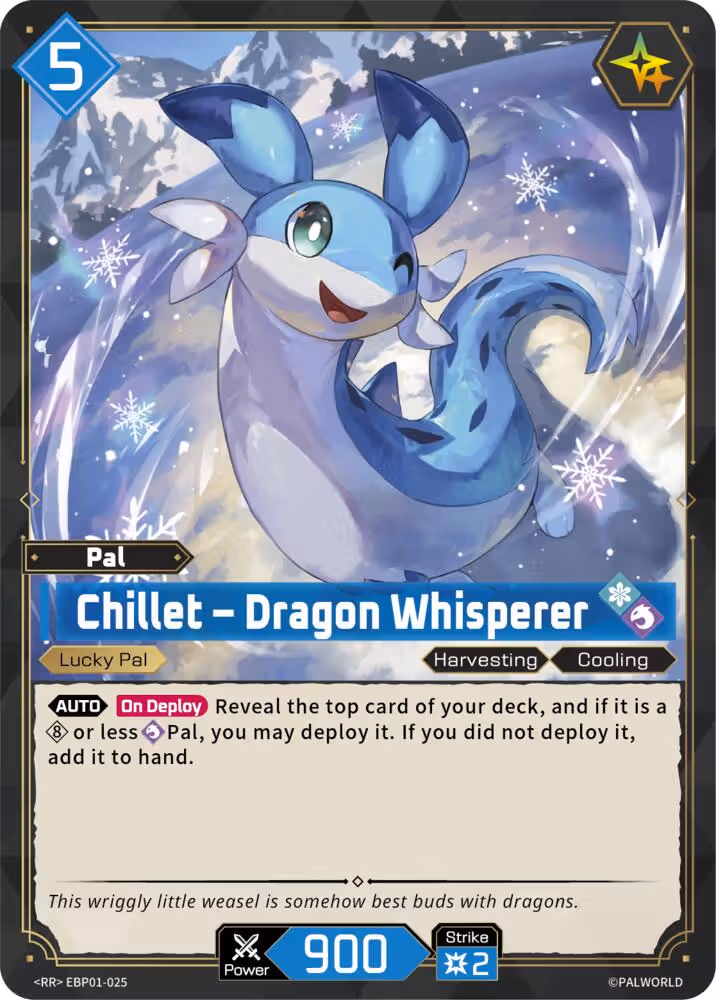 Chillet - Dragon Whisperer Palworld card