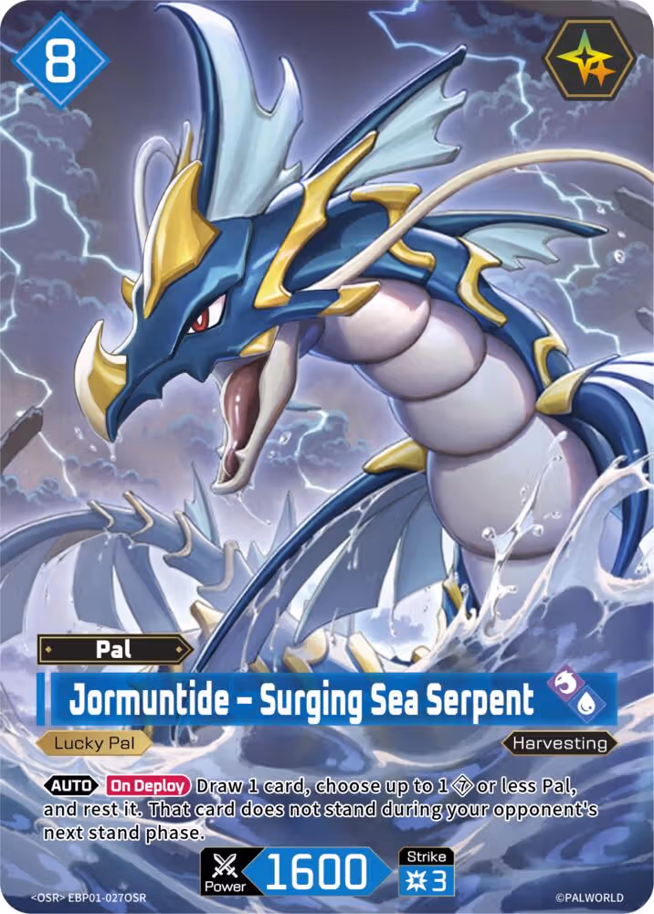 Jormuntide - Surging Sea Serpent OSR EBP01-027OSR Palworld card