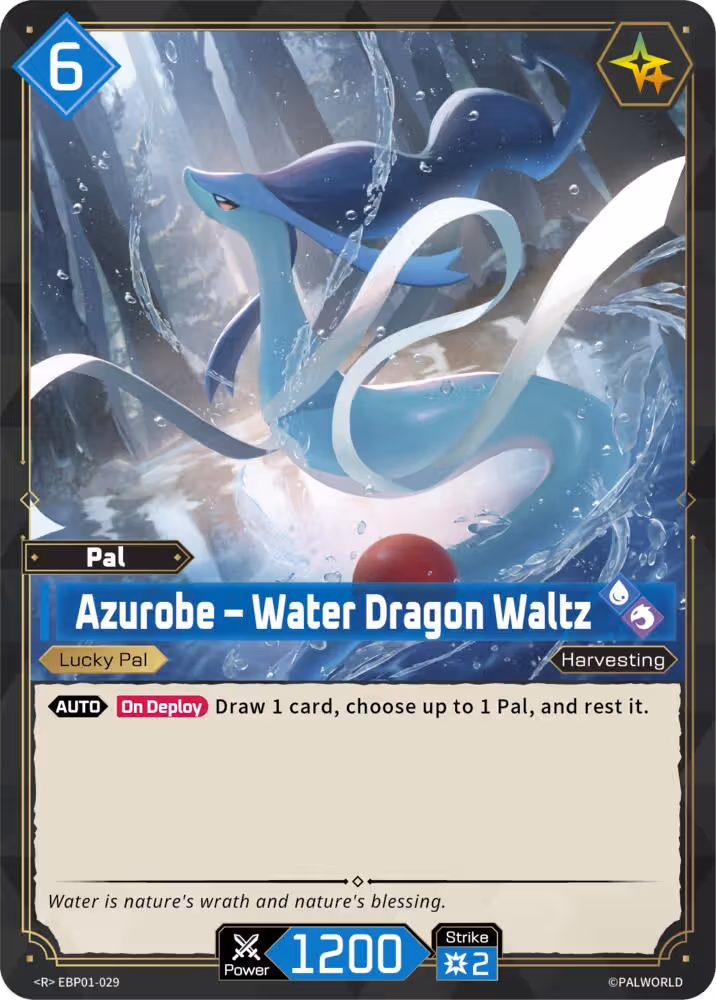 Azurobe - Water Dragon Waltz EBP01-029 Palworld card