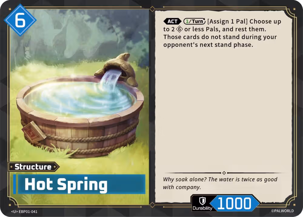 Hot Spring EBP01-041 Palworld card