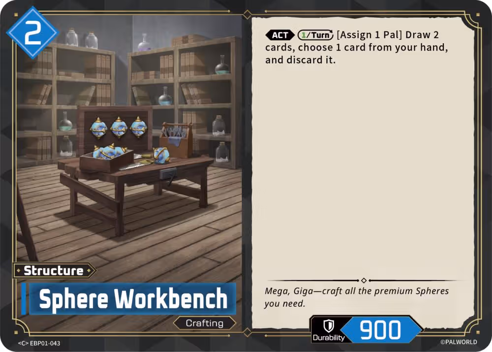 Sphere Workbench EBP01-043 Palworld card