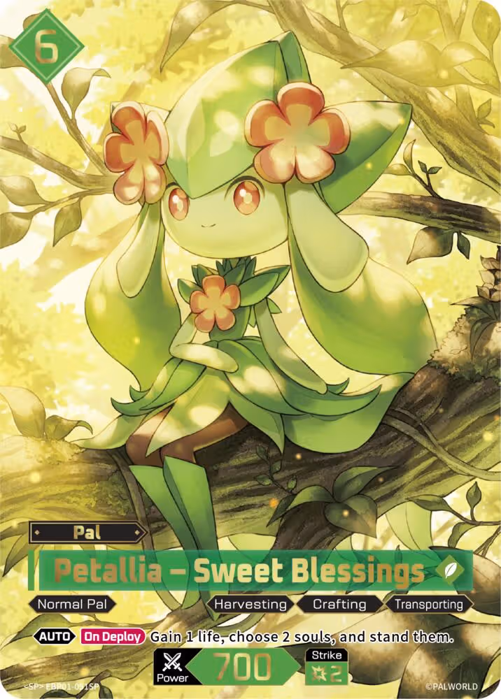 Petallia - Sweet Blessings SP EBP01-051SP Palworld card