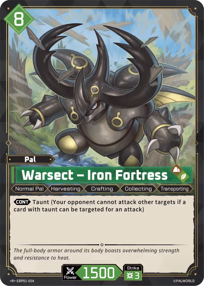 Warsect - Iron Fortress EBP01-054 Palworld card