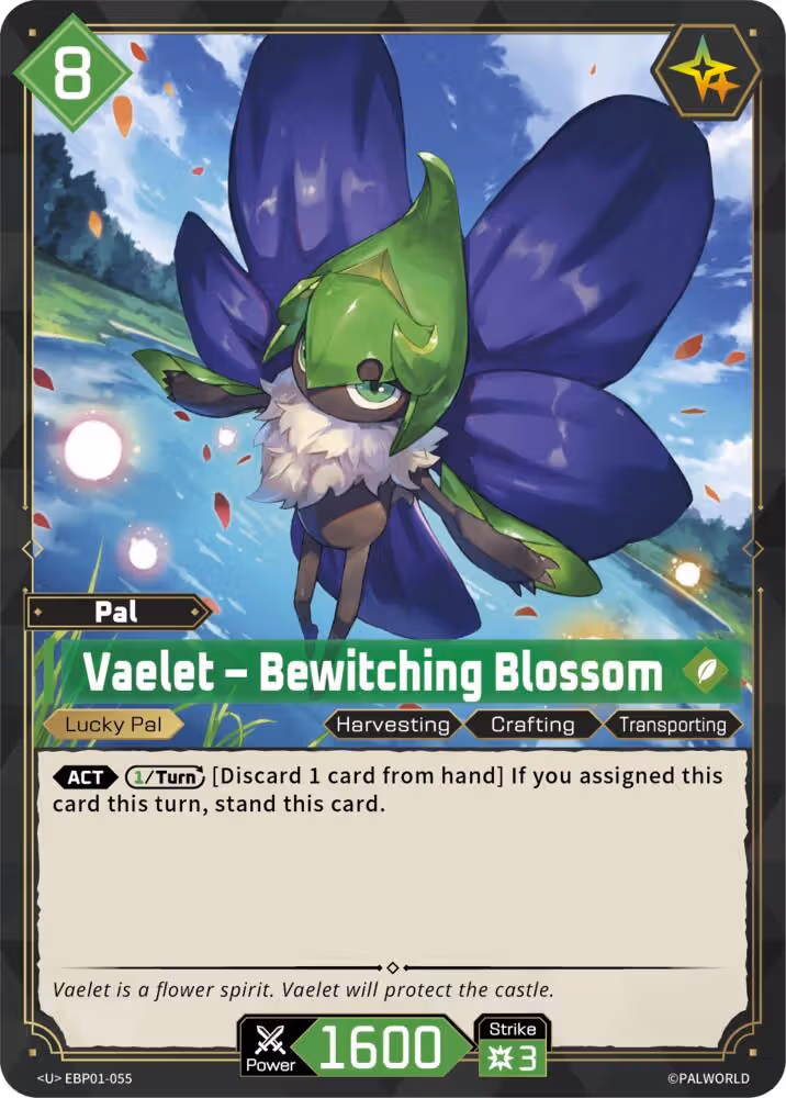 Vaelet - Bewitching Blossom EBP01-055 Palworld card