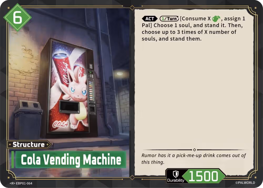 Cola Vending Machine EBP01-064 Palworld card