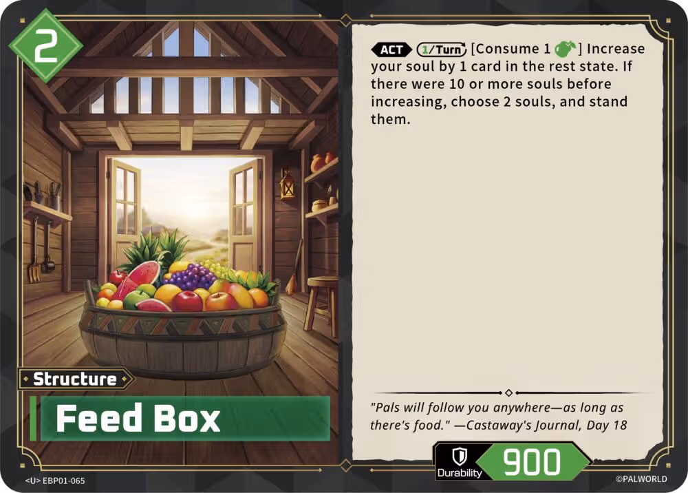 Feed Box EBP01-065 Palworld card