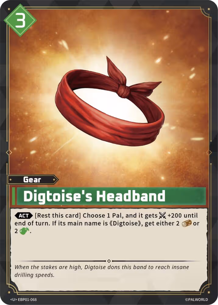 Digtoise's Headband EBP01-068 Palworld card
