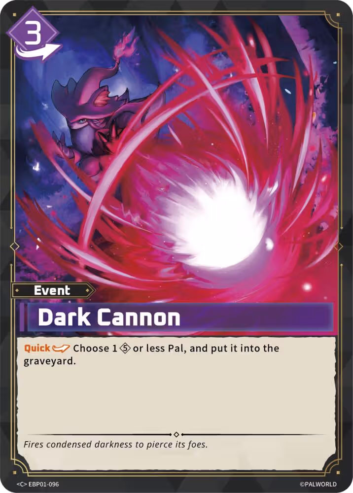 Dark Cannon EBP01-096 Palworld card
