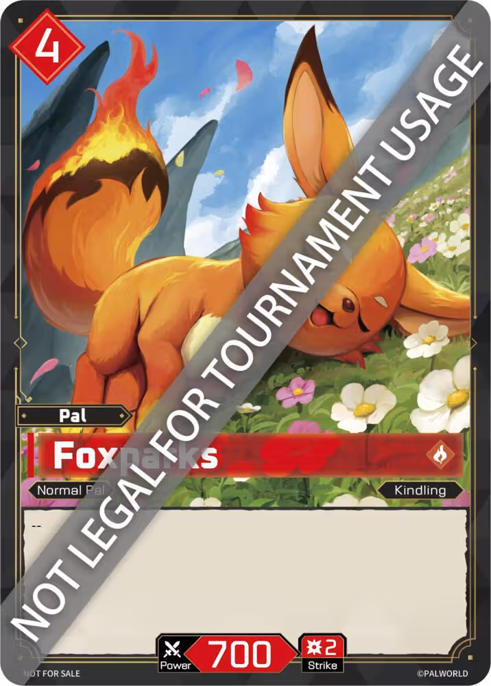 Foxparks Palworld card