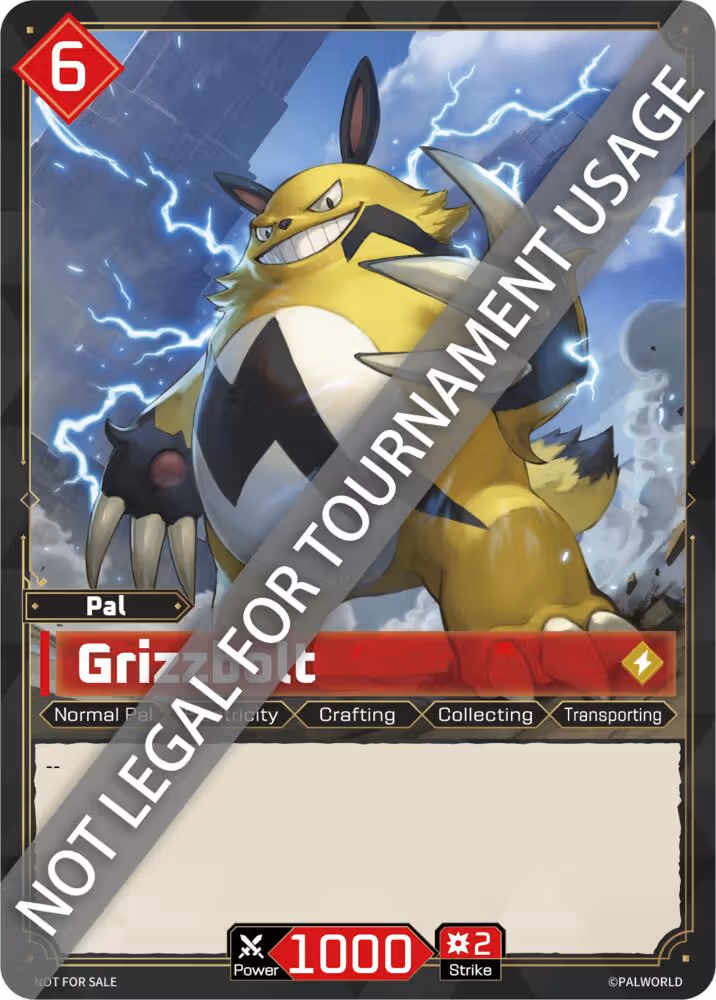 Grizzbolt Palworld card