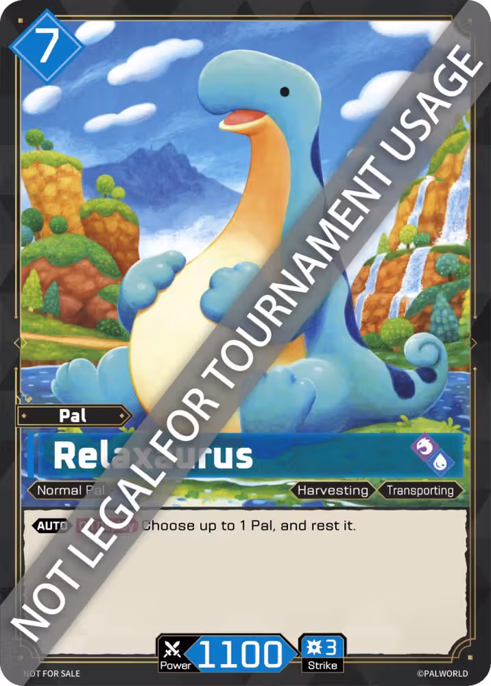 Relaxaurus Palworld card