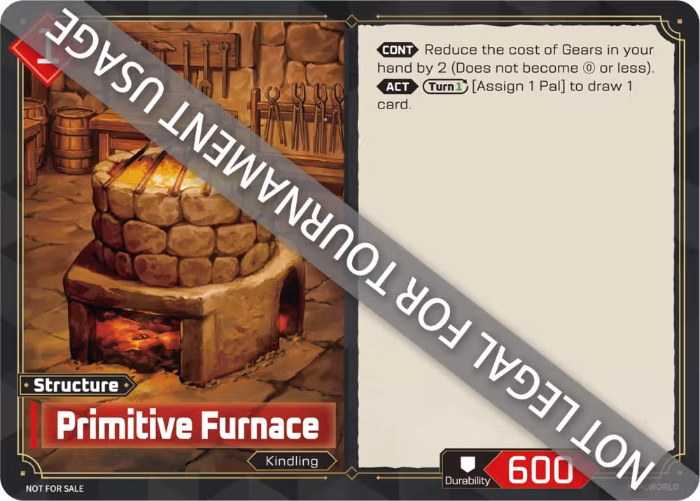 Primitive Furnace Palworld card