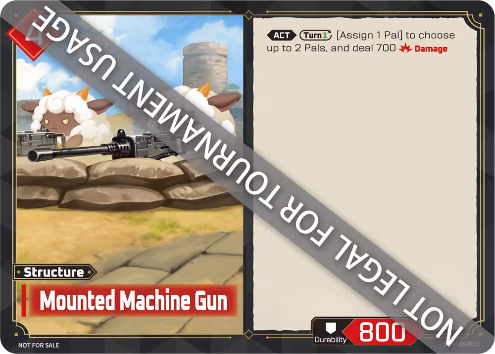 Mounted Machine Gun Palworld card
