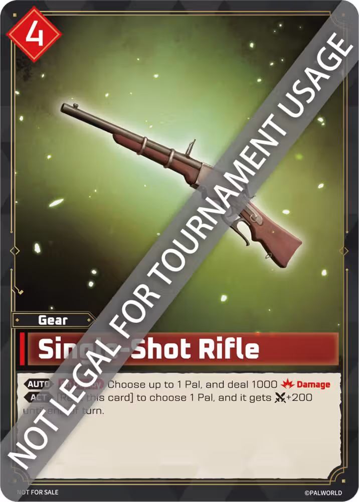 Single-Shot Rifle Palworld card