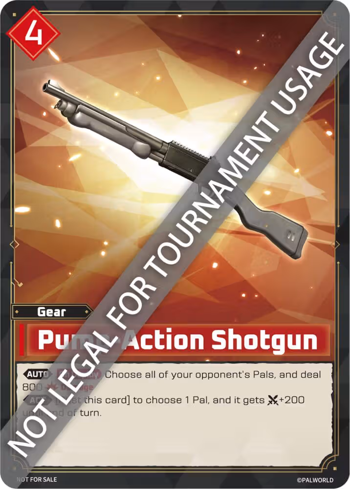 Pump-Action Shotgun Palworld card