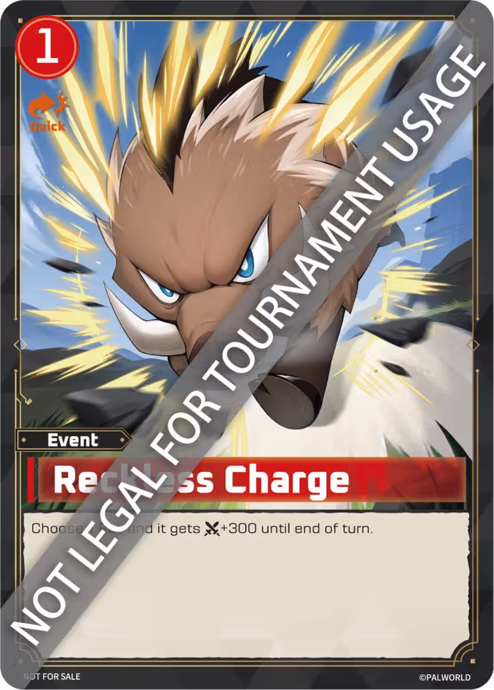 Reckless Charge Palworld card