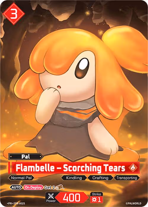 Flambelle - Scorching Tears PR EPR-002S Palworld card