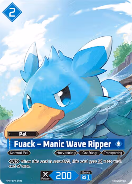 Fuack - Manic Wave Ripper PR EPR-004S Palworld card