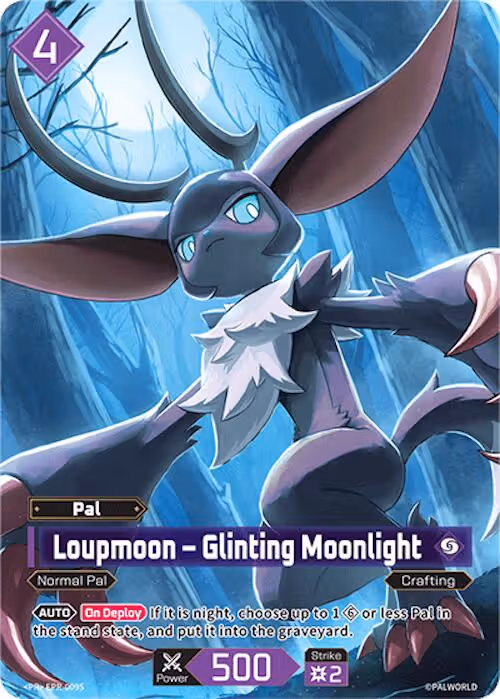 Loupmoon - Glinting Moonlight PR EPR-009S Palworld card
