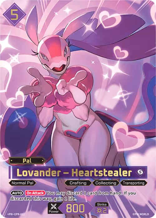 Lovander - Heartstealer Palworld card