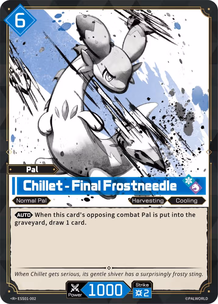 Chillet - Final Frostneedle ESS01-002 Palworld card