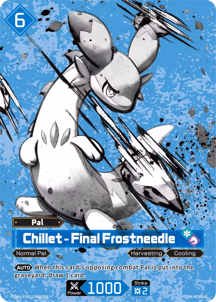 Chillet - Final Frostneedle OSR ESS01-002OSR Palworld card