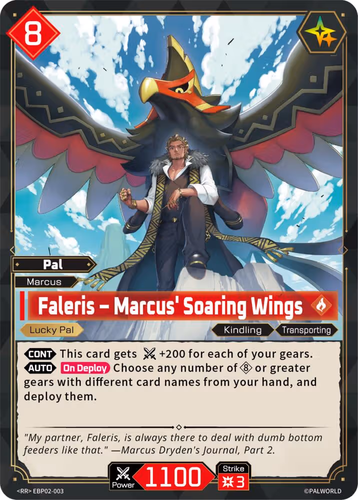 Faleris - Marcus' Soaring Wings EBP02-003 Palworld card