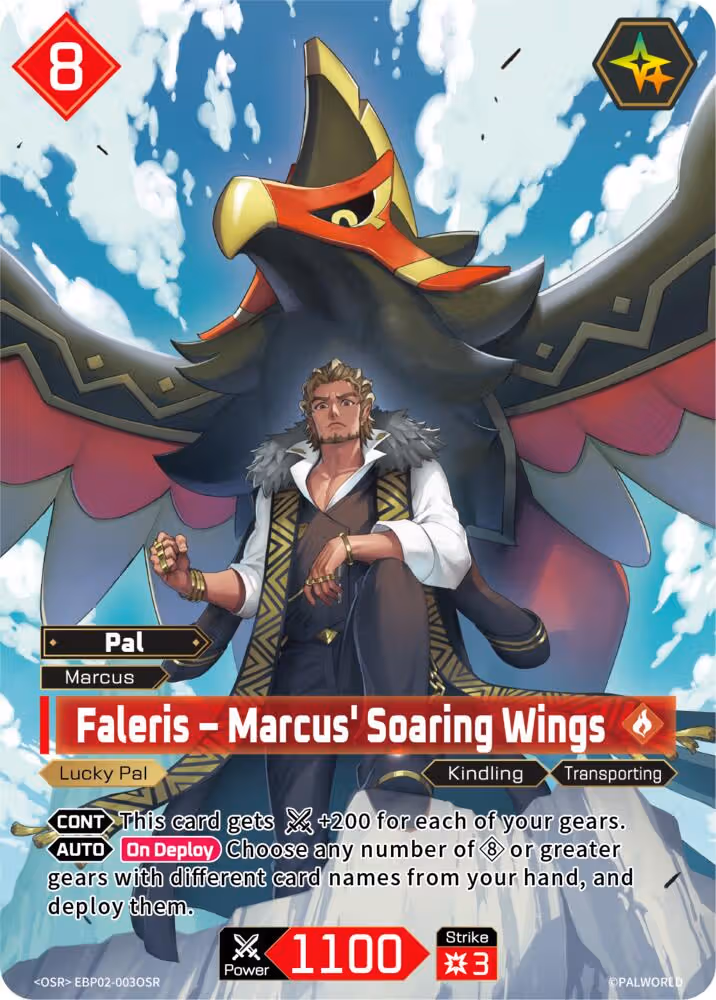 Faleris - Marcus' Soaring Wings OSR EBP02-003OSR Palworld card