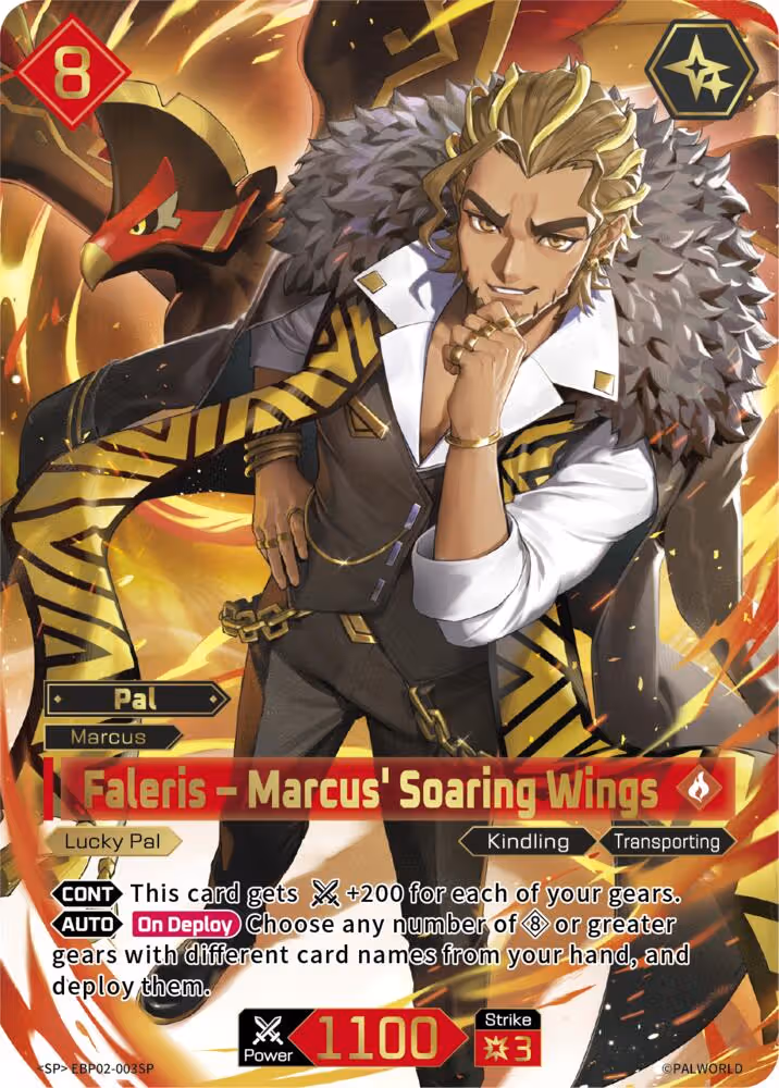 Faleris - Marcus' Soaring Wings SP EBP02-003SP Palworld card