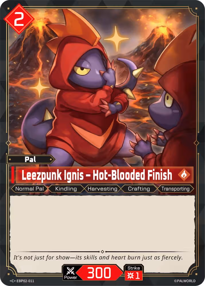 Leezpunk Ignis - Hot-Blooded Finish EBP02-011 Palworld card