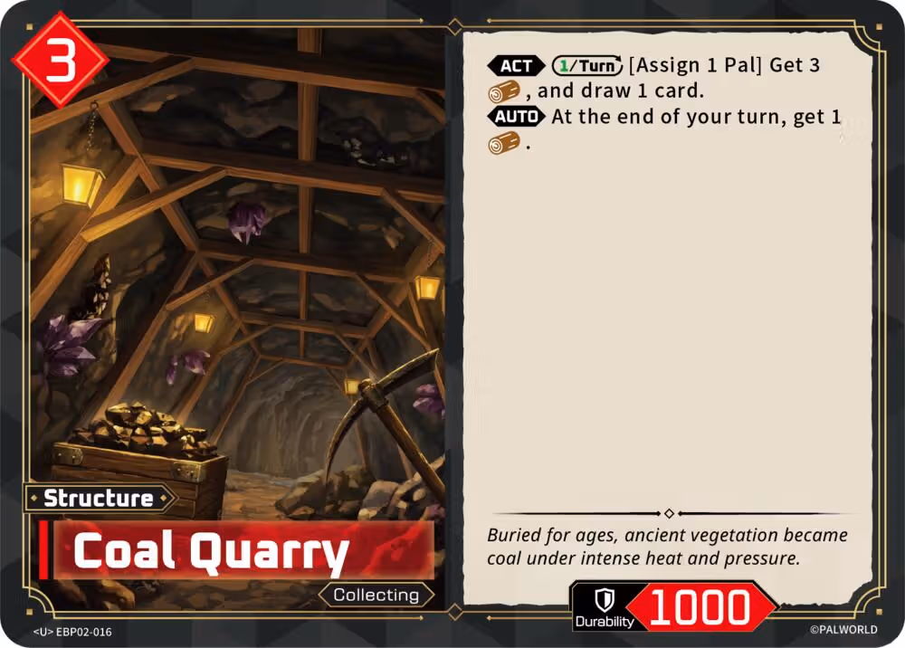 Coal Quarry EBP02-016 Palworld card