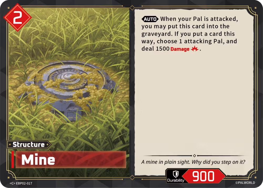 Mine EBP02-017 Palworld card