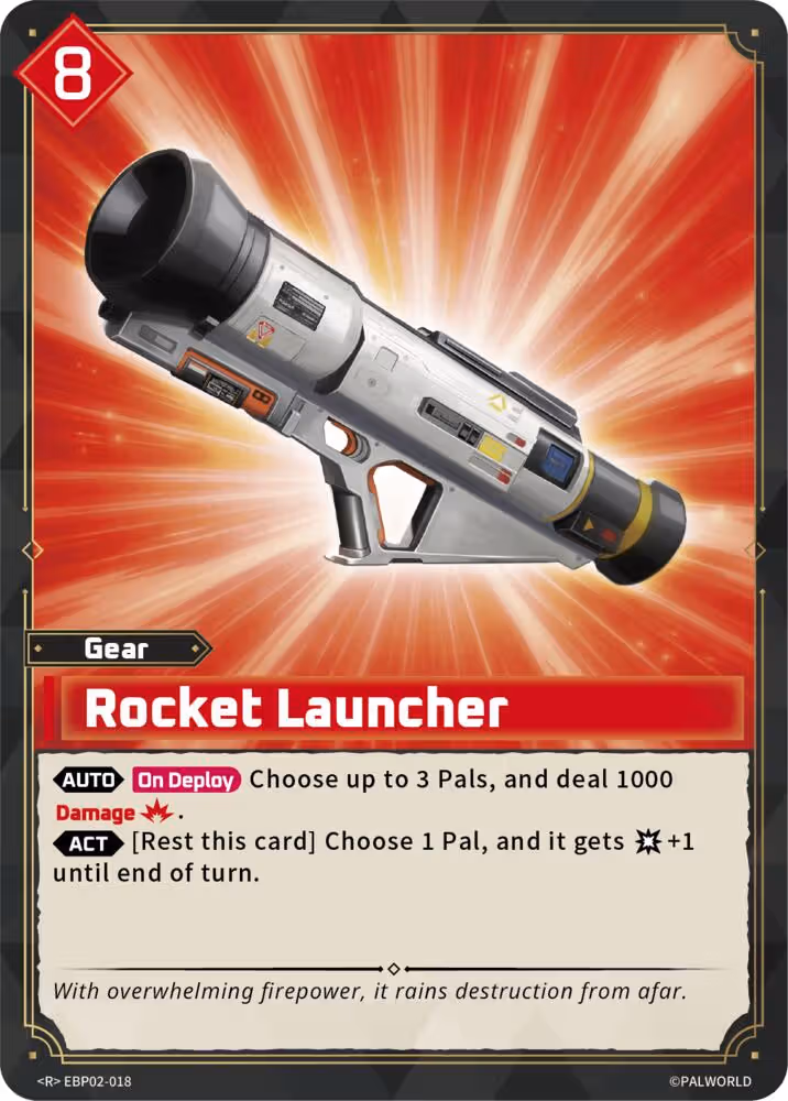 Rocket Launcher EBP02-018 Palworld card