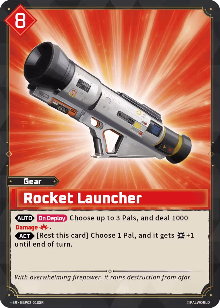 Rocket Launcher SR EBP02-018SR Palworld card