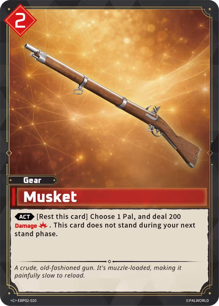 Musket EBP02-020 Palworld card