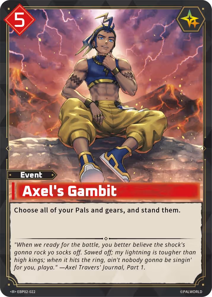 Axel's Gambit EBP02-022 Palworld card